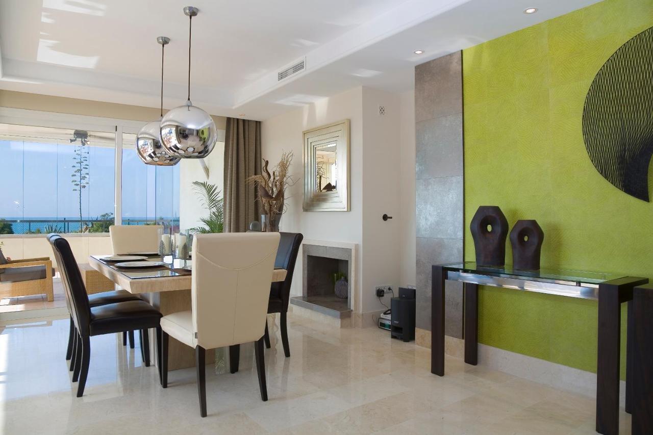 Appt 401-3-Bed-Heaven Beach-Paseo-All Year Heated Pool-Free Bikes Estepona Exterior foto
